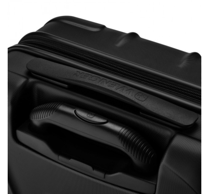 Wenger Валіза Wenger Oryson, мала, пластик, 4 колеса, чорна (653163)
