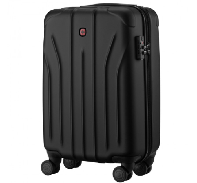 Wenger Валіза Wenger Oryson, мала, пластик, 4 колеса, чорна (653163)