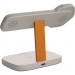 Canyon Зарядний пристрій Canyon wireless charger HEXAGON WCS-310 3in1 LightGrey/Orange (CNS-WCS310LGOR)