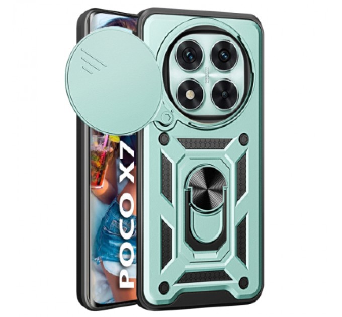 BeCover Чохол до мобільного телефона BeCover Military Poco X7 Dark Green (712874)