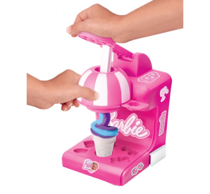 Cra-Z-Art Набір для творчості Cra-Z-Art Barbie Тісто для ліплення, Магазин морозива з формами, набір 8 од (34040CRA)