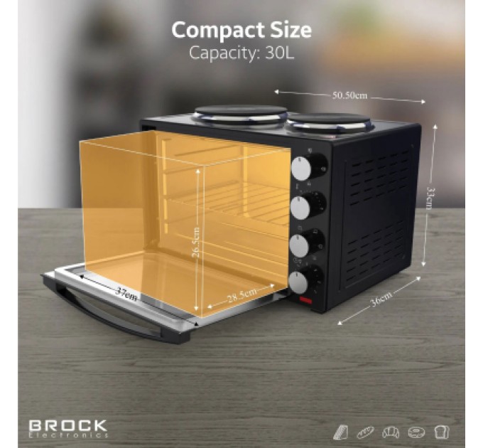 Brock Електропіч Brock TO 3002 B