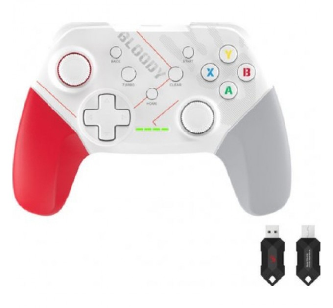 A4Tech Геймпад A4Tech Bloody GPW50 Wireless/USB Sports White (4711421995733)
