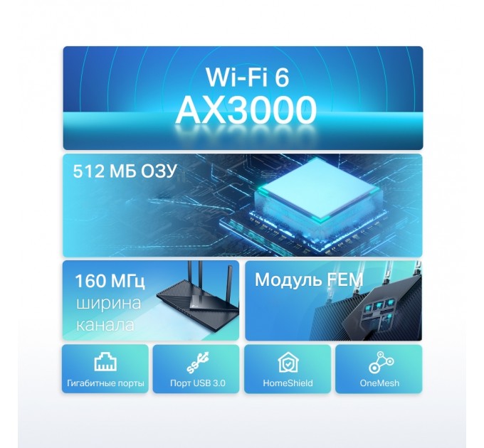 Бездротовий маршрутизатор TP-Link Archer AX55