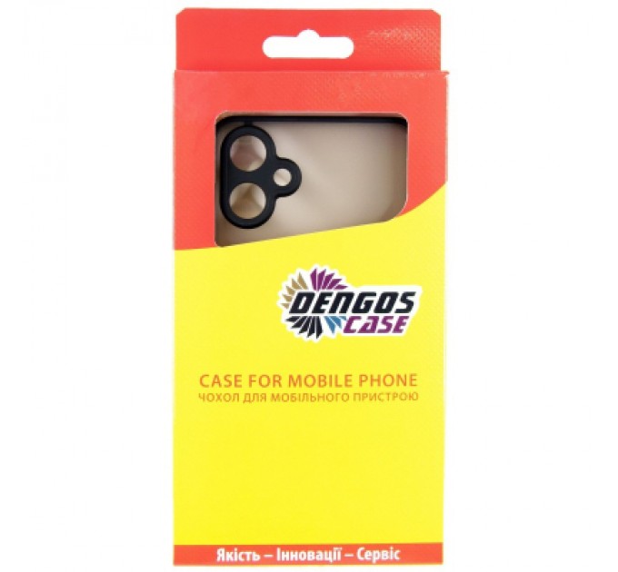 Dengos Чохол до мобільного телефона Dengos Matte Samsung Galaxy A06 (Black) (DG-TPU-MATT-157)