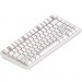 Dark Project Клавіатура Dark Project ALU81 Terra Nostra PBT RGB Mech G3MS Moonstone White (DPKB_NOSTRA_81_ANSI_WHITE_UA)