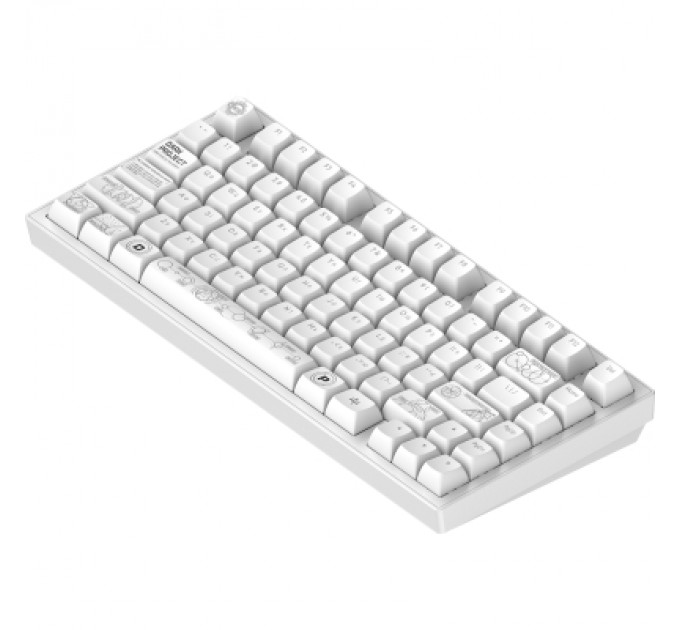 Dark Project Клавіатура Dark Project ALU81 Terra Nova PBT RGB Mech G3MS Moonstone White (DPKB_NOVA_81_ANSI_WHITE_UA)