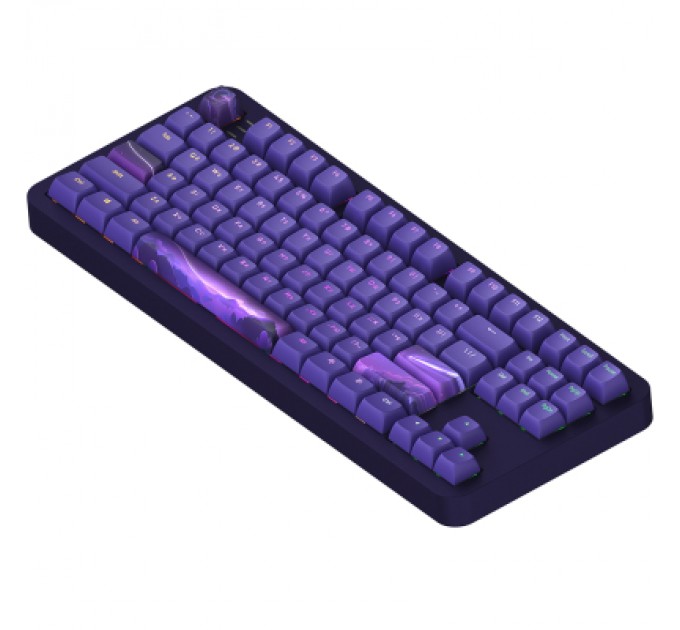 Dark Project Клавіатура Dark Project ALU87 Celestial ABS RGB Mech G3MS Voidstone Violet (DPKB_CELESTIAL_87_ANSI_UA)