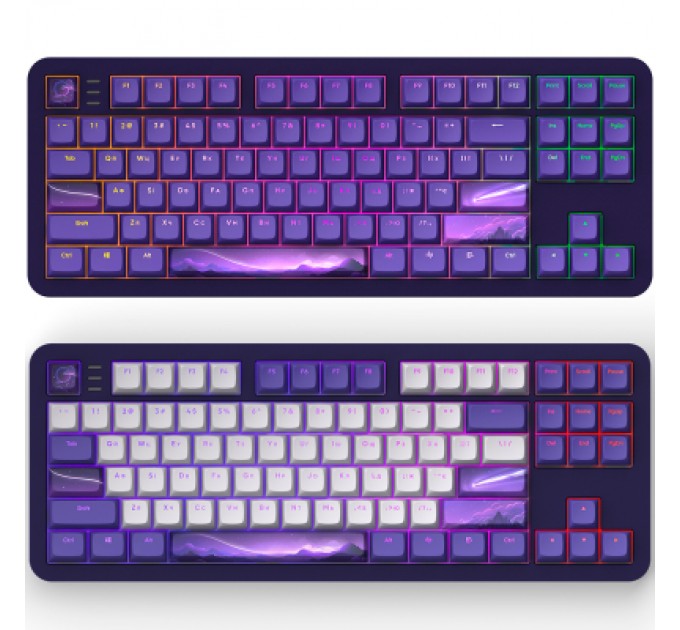 Dark Project Клавіатура Dark Project ALU87 Celestial ABS RGB Mech G3MS Voidstone Violet (DPKB_CELESTIAL_87_ANSI_UA)