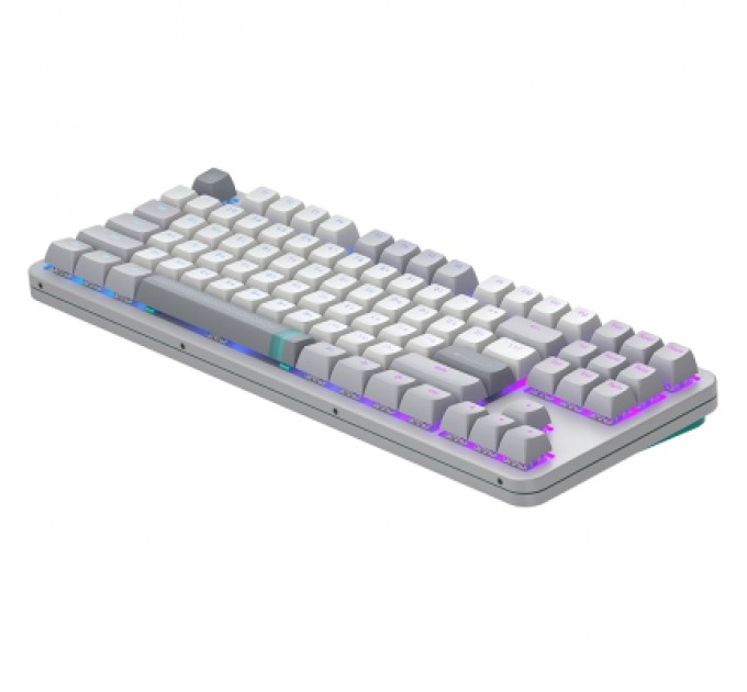 Dark Project Клавіатура Dark Project ALU87 Daylight ABS RGB Mech G3MS Zircon White/Grey (DPKB_DAYLIGHT_87_ANSI_UA)