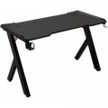 GT Racer Комп'ютерний стіл GT Racer T-1241 Black 120x60x73 (T-1241 (120x60x73) Black)