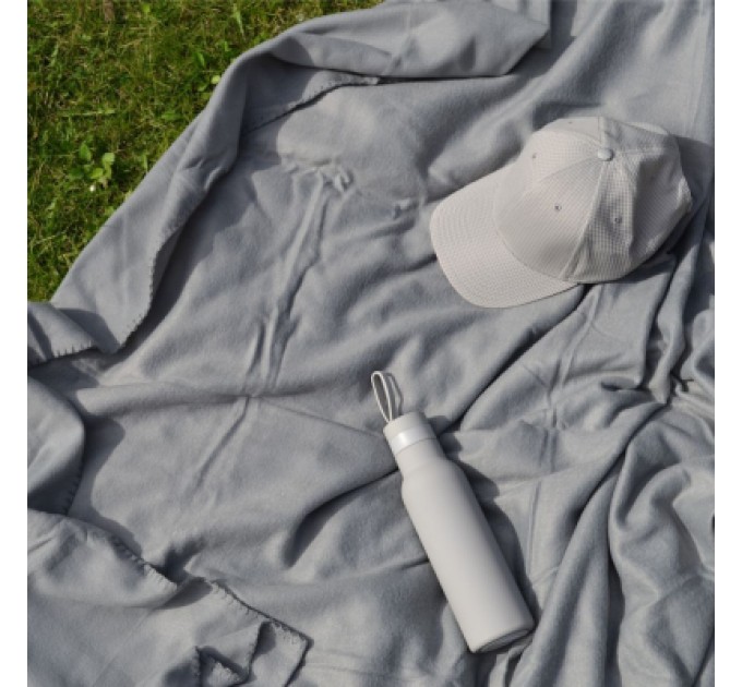 Bergamo Плед Bergamo флісовий Warm у чохлі 150 х 180 см Сірий (202311pl-07)