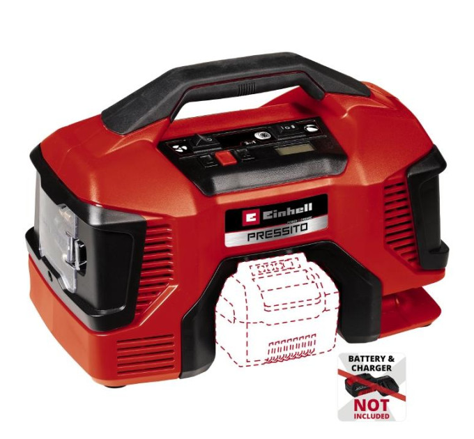 Einhell Автомобільний компресор Einhell PRESSITO 18/21, 18В, PXC (без АКБ і ЗП) (4020467)
