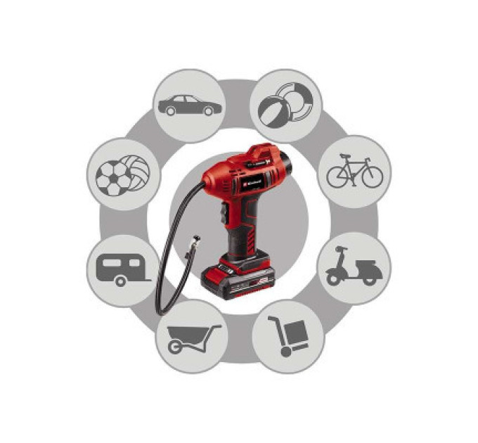 Einhell Автомобільний компресор Einhell CE-CC 18 Li - Solo, 18В, PXC (без АКБ і ЗП) (2071010)