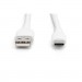 Digitus Дата кабель USB 2.0 AM to Type-C 2.0m 60W white Digitus (AK-300340-020-W)