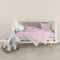 Дитячий постільний набір Home Line Горох рожевий (рожево-ліловий) (181498)
