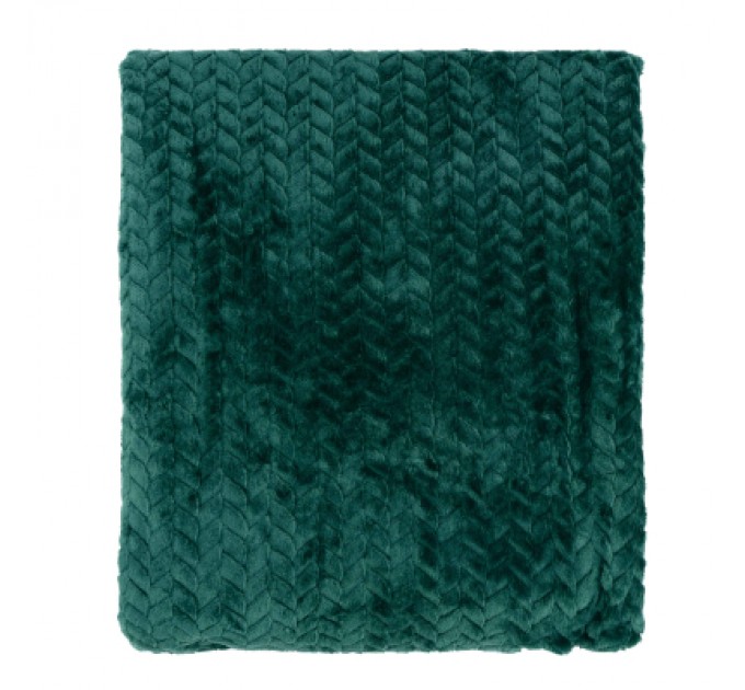 Ardesto Плед Ardesto Jacquard Braid 200х220см, 100% поліестер, смарагдовий (ART0208JB)
