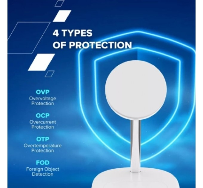 Canyon Зарядний пристрій Canyon wireless charger WCS-205 15W Qi2 2in1 Black (CNS-WCS205B)