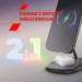 Canyon Зарядний пристрій Canyon wireless charger WCS-205 15W Qi2 2in1 Black (CNS-WCS205B)