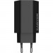 Canyon Зарядний пристрій Canyon HEXAGON 65 GaN 65W 2xPD 1xQC EU Black (CND-CHAHEX65B)