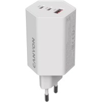 Зарядний пристрій Canyon HEXAGON 65 GaN 65W 2xPD 1xQC EU White (CND-CHAHEX65W)