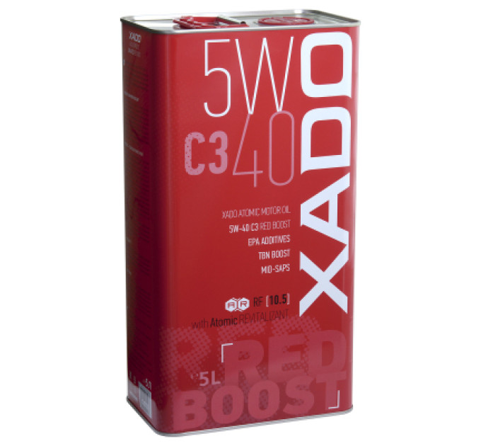 Xado Моторна олива Xado 5W-40 C3 Red Boost 4 л (XA 26222)