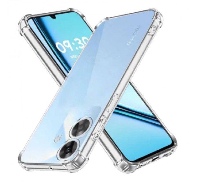 BeCover Чохол до мобільного телефона BeCover Anti-Shock Realme Note 60 Clear (713015)