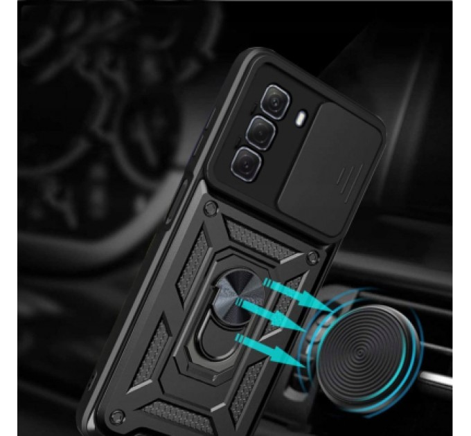 BeCover Чохол до мобільного телефона BeCover Military Infinix Hot 50 (X6720) Black (713046)