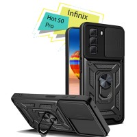 Чохол до мобільного телефона BeCover Military Infinix Hot 50 Pro (X6881) Black (713048)