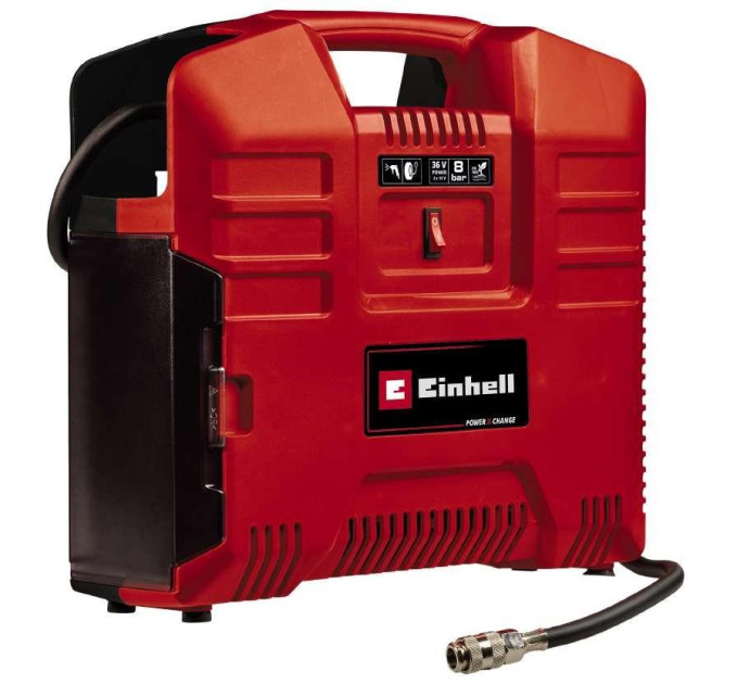 Einhell Автомобільний компресор Einhell TE-AC 36/8 Li OF Set-Solo PXC (без АКБ та ЗП) (4020440)