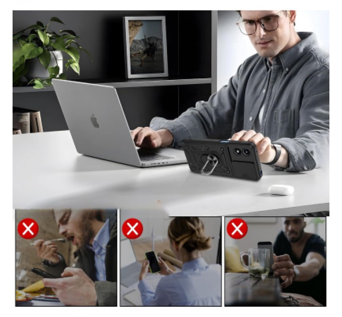 BeCover Чохол до мобільного телефона BeCover Military Motorola Moto G04/G04s Black (713062)