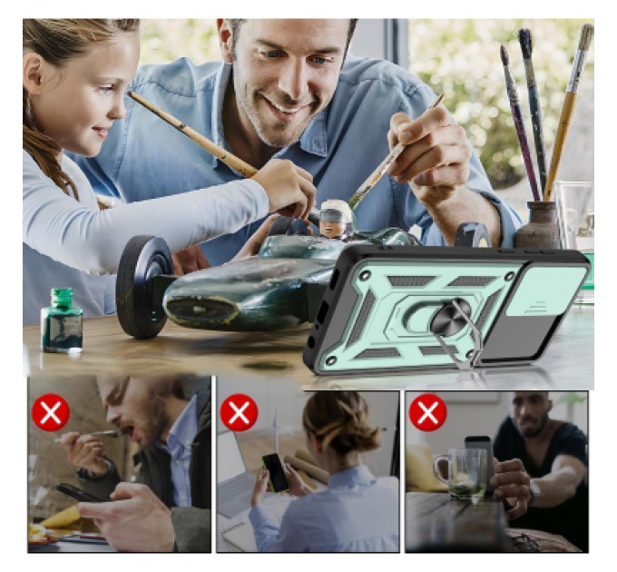 BeCover Чохол до мобільного телефона BeCover Military Motorola Moto G04/G04s Dark Green (713064)