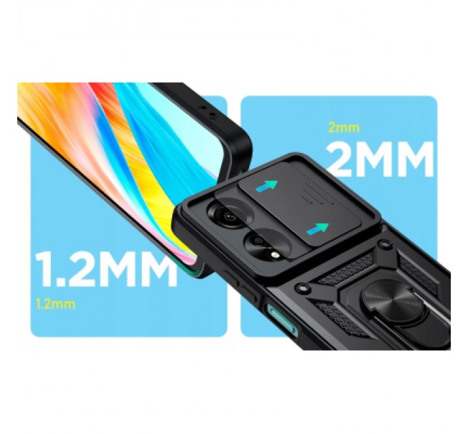 BeCover Чохол до мобільного телефона BeCover Military Oppo A60 Black (713078)