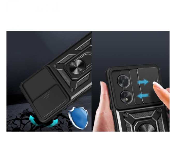 BeCover Чохол до мобільного телефона BeCover Military Oppo A60 Black (713078)