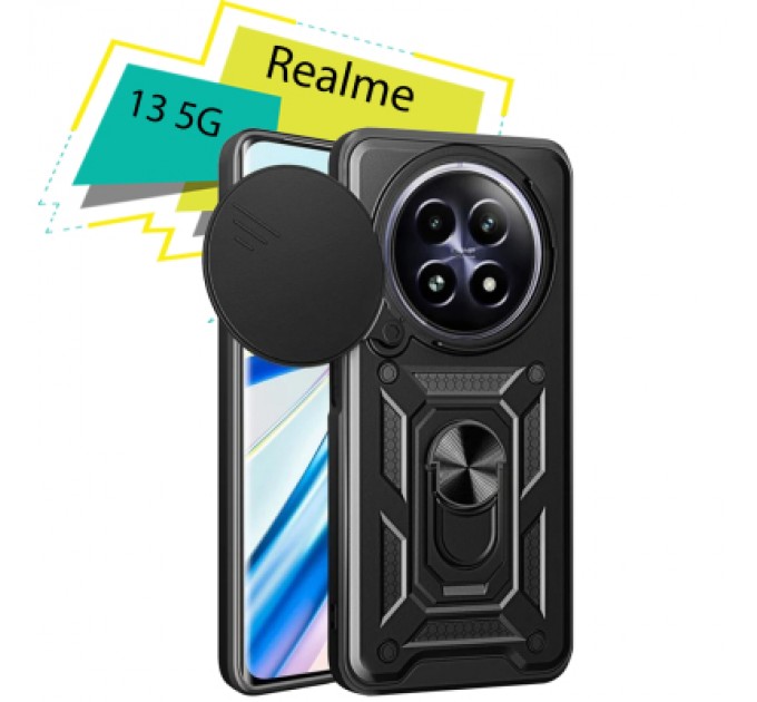 BeCover Чохол до мобільного телефона BeCover Military Realme 13 5G Black (713075)