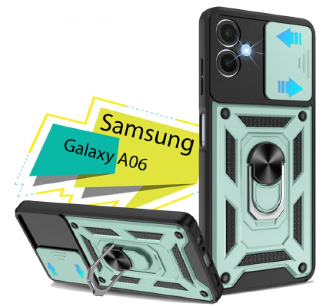 BeCover Чохол до мобільного телефона BeCover Military Samsung Galaxy A06 SM-A065 Dark Green (713067)
