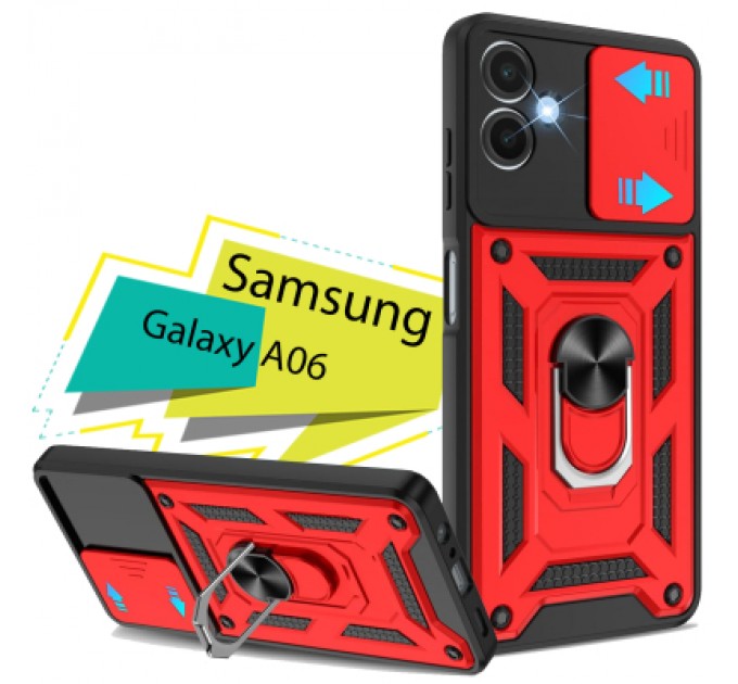BeCover Чохол до мобільного телефона BeCover Military Samsung Galaxy A06 SM-A065 Red (713068)