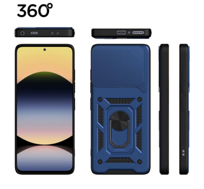 BeCover Чохол до мобільного телефона BeCover Military Xiaomi Redmi Note 14 5G Blue (713093)