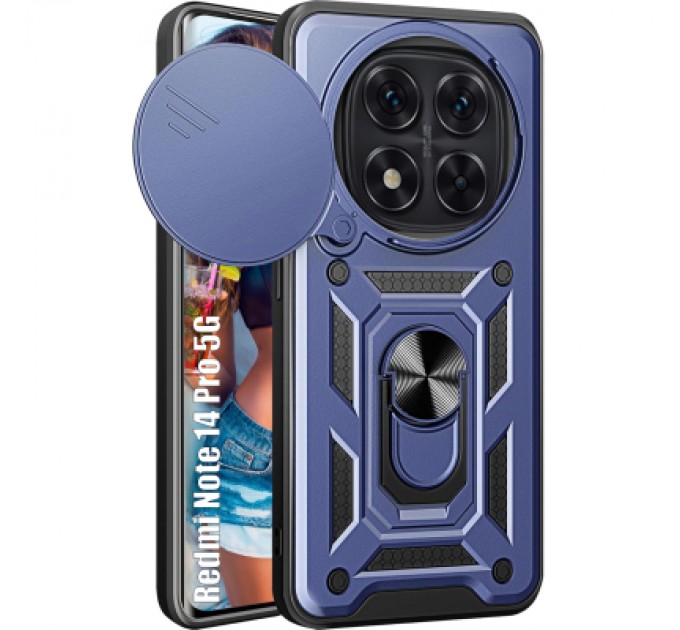 BeCover Чохол до мобільного телефона BeCover Military Xiaomi Redmi Note 14 Pro 5G Blue (713095)
