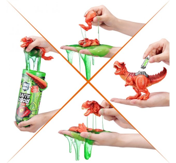 Pets & Robo Alive Інтерактивна іграшка Pets & Robo Alive ДНК Тиранозавра (71139A)