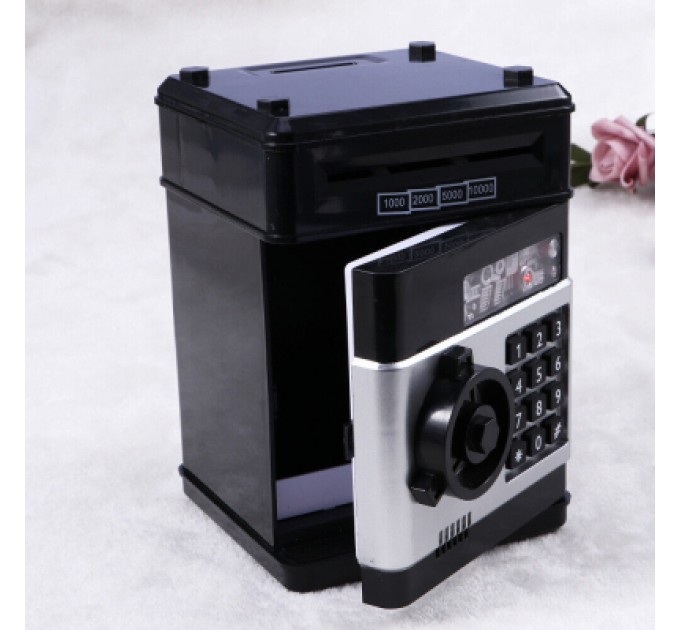 UFT Інтерактивна іграшка UFT сейф-скарбничка музична з електронним купюроприймачем Cashbox Black (UFTCashboxBlack)