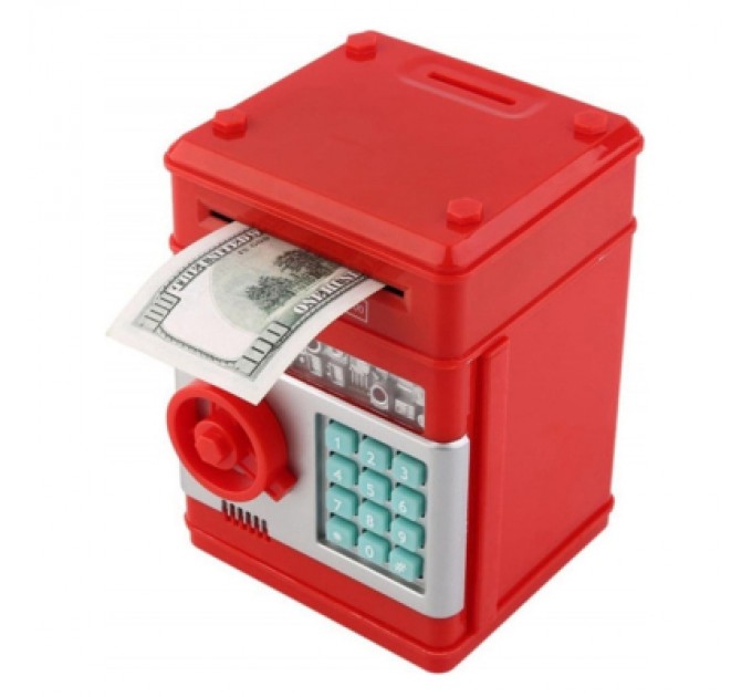 UFT Інтерактивна іграшка UFT сейф-скарбничка музична з електронним купюроприймачем Cashbox Red (UFTCashboxRed)