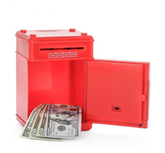 UFT Інтерактивна іграшка UFT сейф-скарбничка музична з електронним купюроприймачем Cashbox Red (UFTCashboxRed)