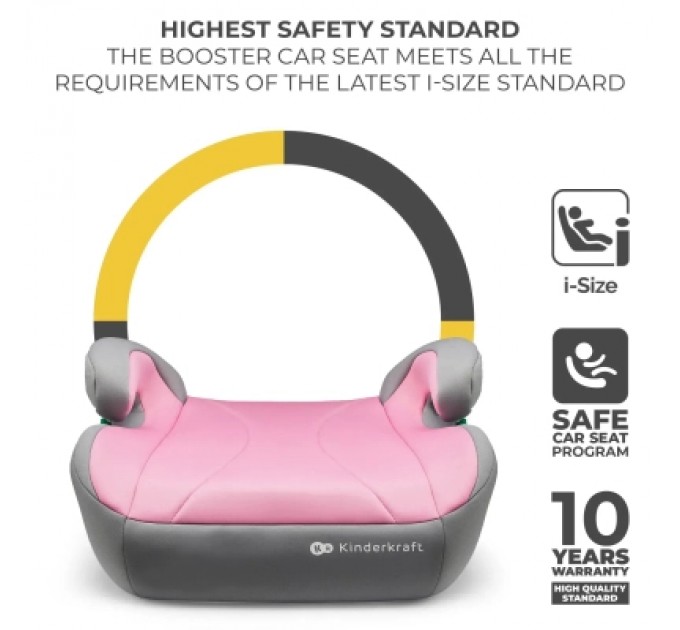 Kinderkraft Автокрісло Kinderkraft i-Boost бустер Pink (KCIBOO00PNK0000) (5902533924837)