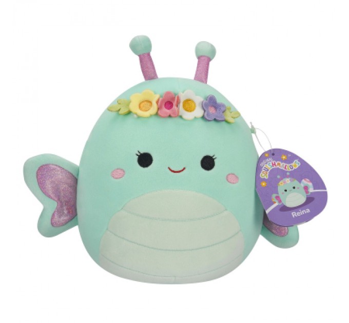Squishmallows М'яка іграшка Squishmallows Метелик Рейна 13 см (SQER00814)
