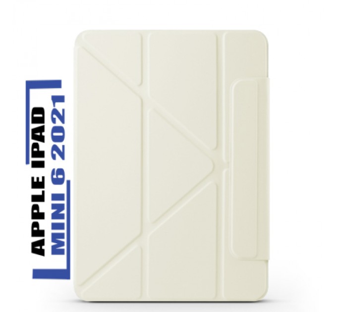 BeCover Чохол до планшета BeCover Ultra Slim Origami Magnetic Apple iPad Mini 6 2021 Beige (712943)