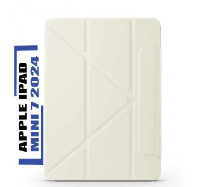BeCover Чохол до планшета BeCover Ultra Slim Origami Magnetic Apple iPad Mini 7 2024 Beige (712948)
