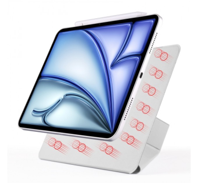 BeCover Чохол до планшета BeCover Ultra Slim Origami Magnetic Apple iPad Mini 7 2024 Gray (712949)