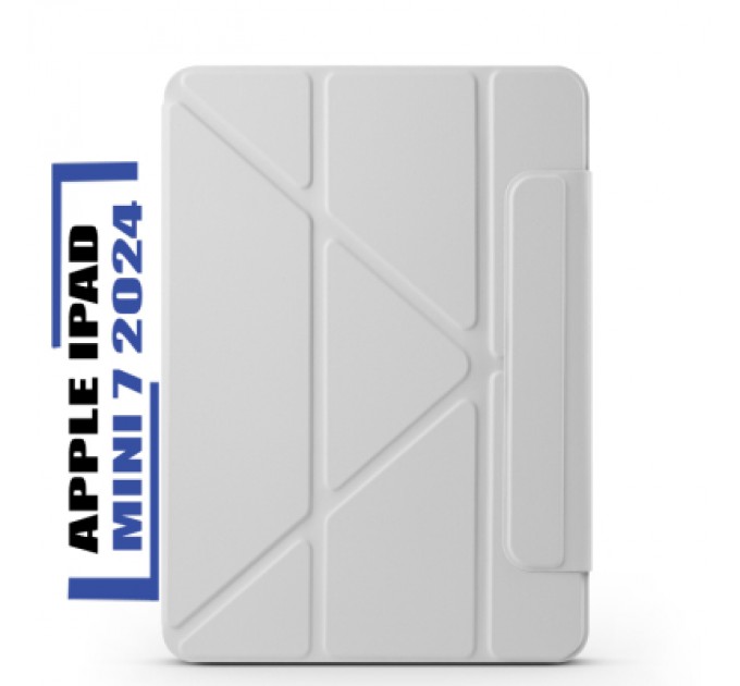 BeCover Чохол до планшета BeCover Ultra Slim Origami Magnetic Apple iPad Mini 7 2024 Gray (712949)