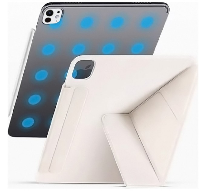 BeCover Чохол до планшета BeCover Ultra Slim Origami Magnetic Apple iPad Pro 11" M4 2024 Beige (712961)